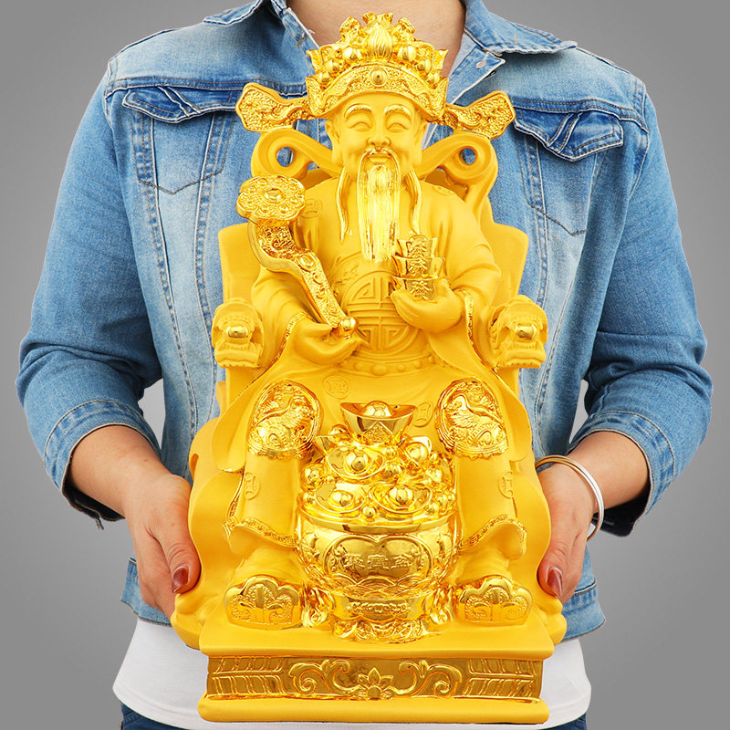 金财神爷摆件让家更有氛围感