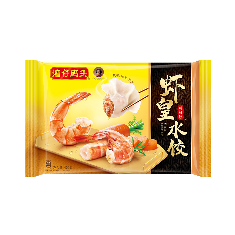 抵现红包:湾仔码头 虾皇水饺 400g/件*拍5件