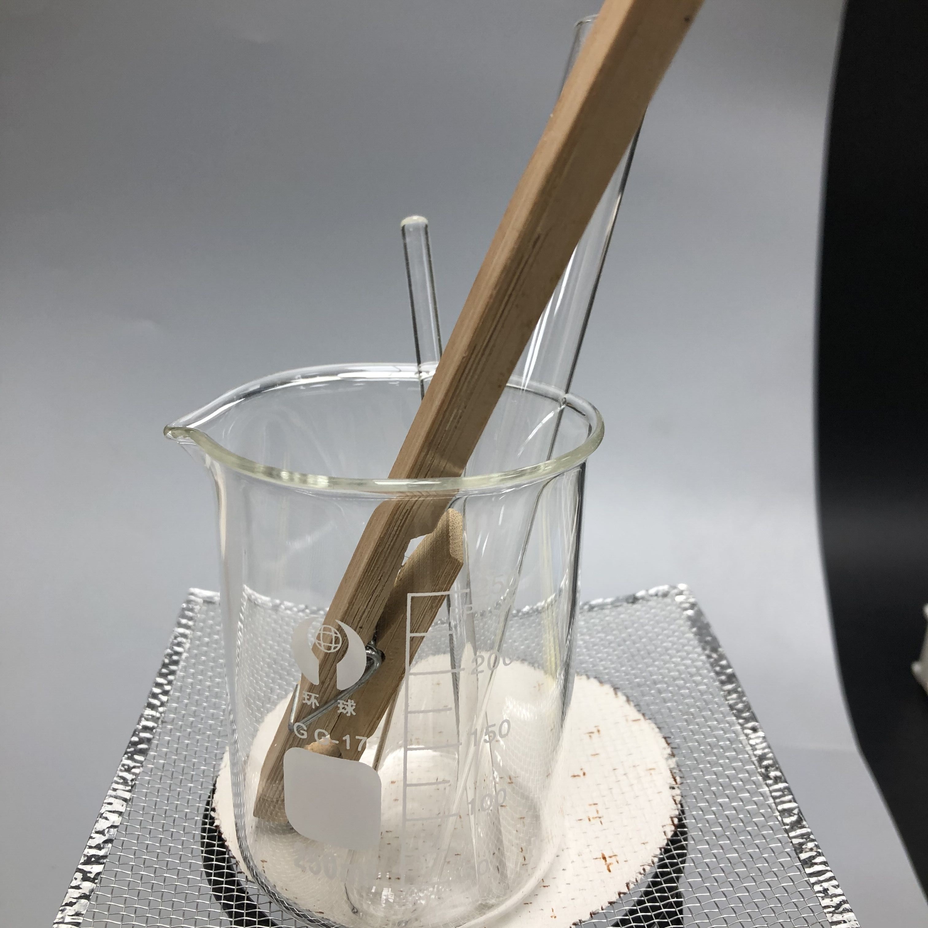 加热套装三脚架酒精灯石棉烧杯250ml玻璃化学实验diy其它