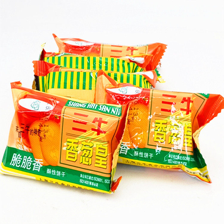上海小吃零食特产10斤净重日期三牛新日期箱包酥性饼干