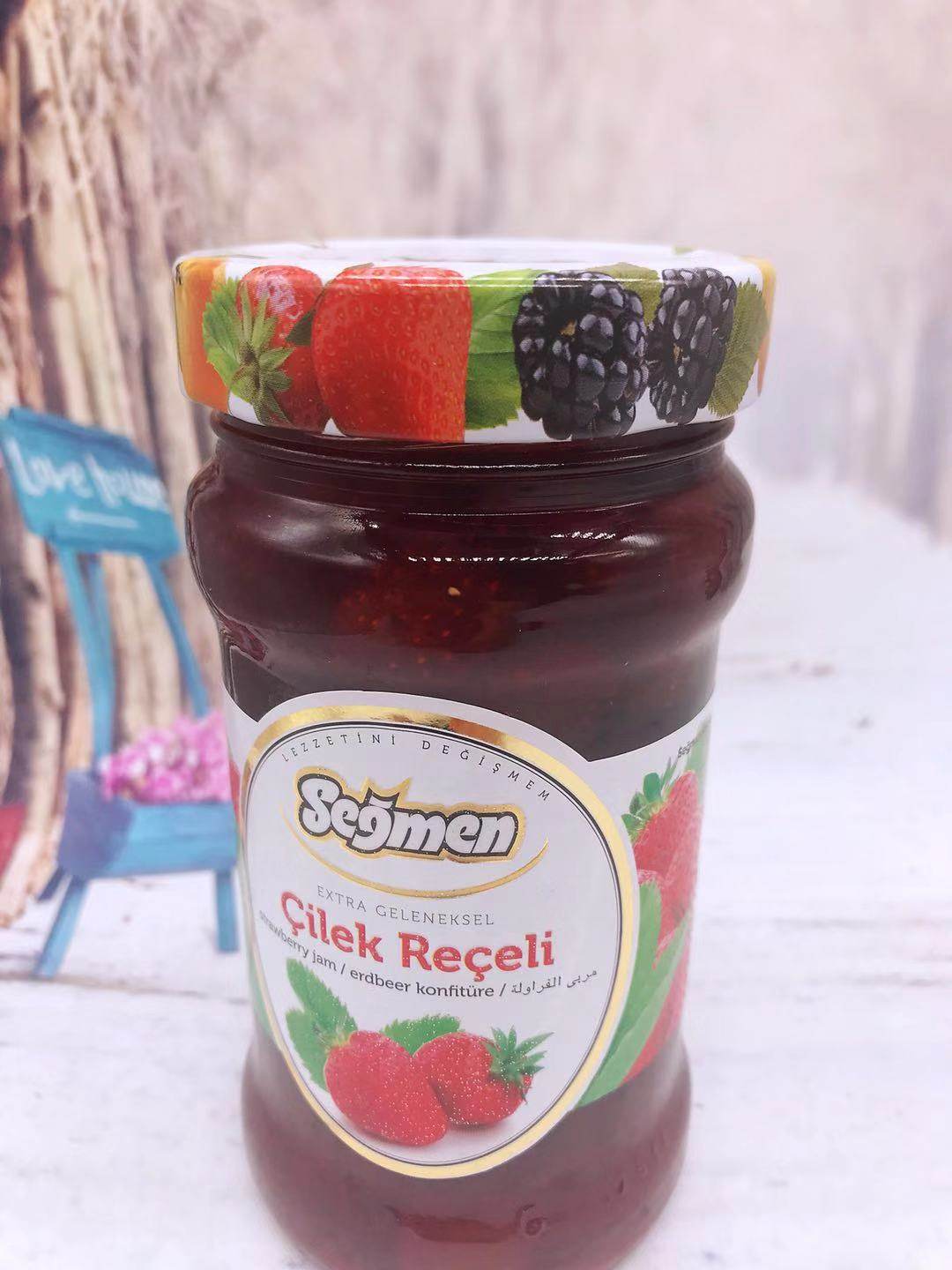 草莓果酱strawberryjam380g土耳其进口涂抹果酱