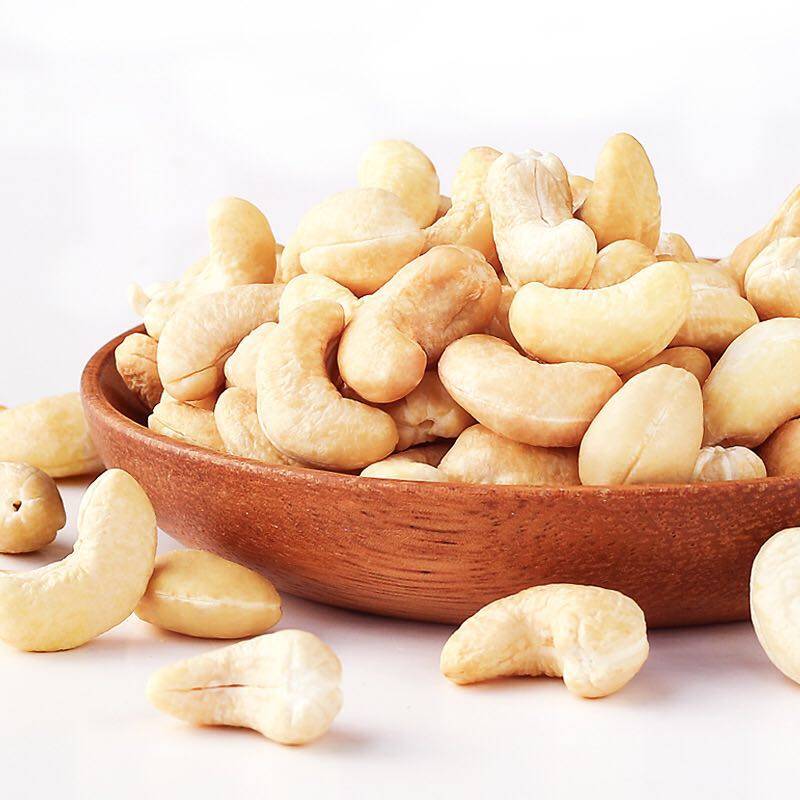 坚果cashewnut100g腰果仁原料原味烘烤腰果干休休闲腰果