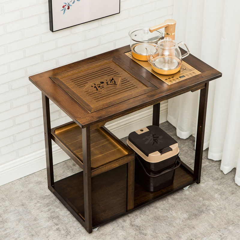 可移动功夫茶几茶桌茶车茶水架茶水台置物架沙发边几喝茶桌茶水桌