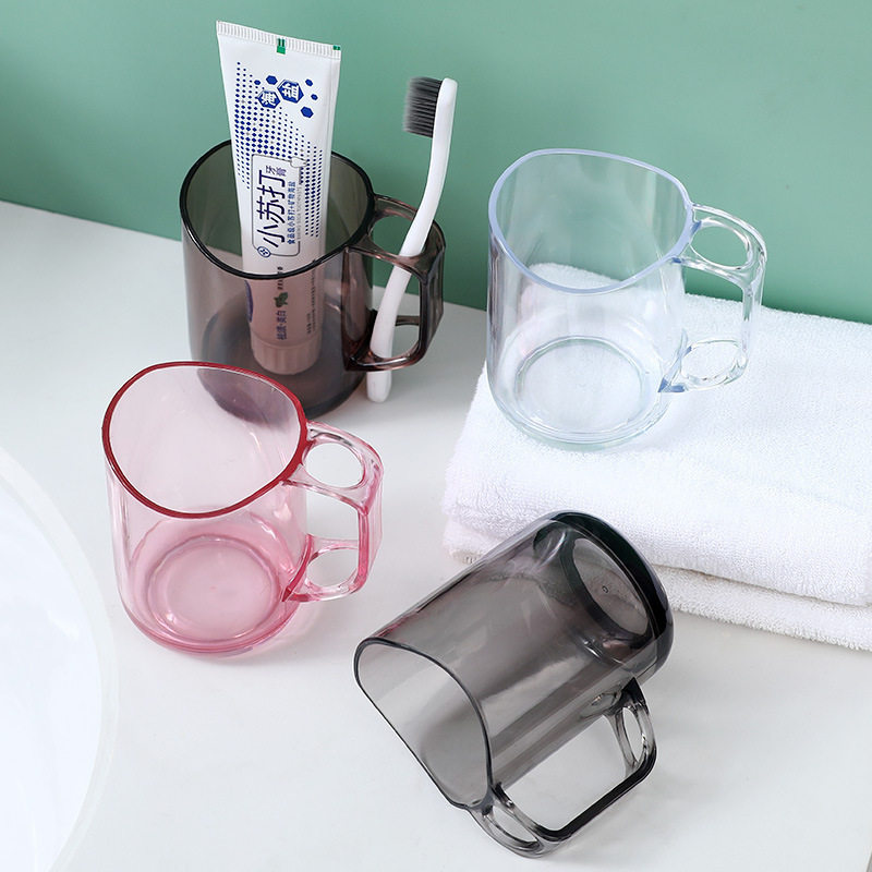 家用漱口杯女宿舍牙具杯子透明塑料牙缸ins风刷牙杯男情侣洗漱杯
