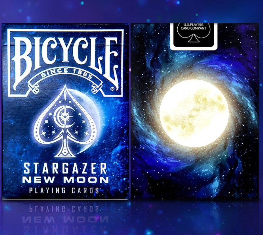 默默纸牌bicyclestargazernewmoon美国观星者新月花切扑克