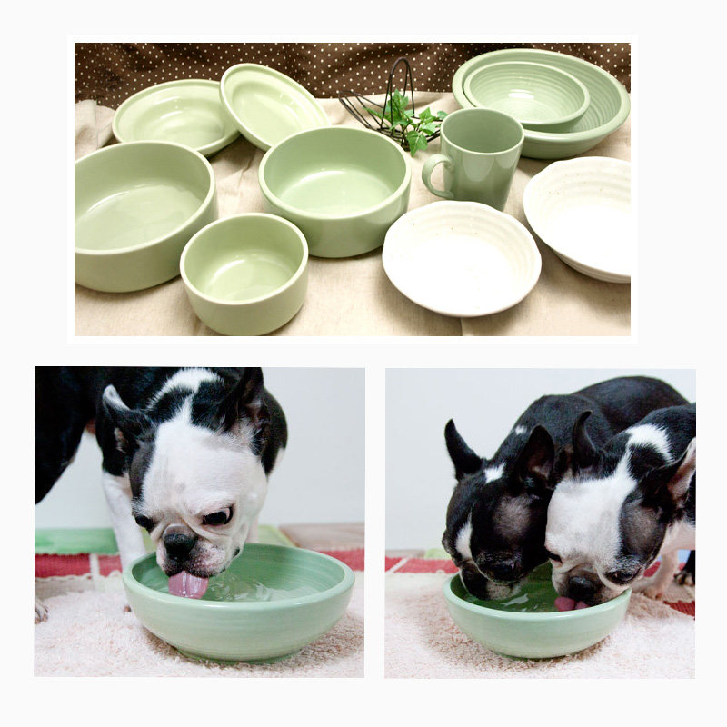 日本原装进口petio派地奥狗碗狗狗饭碗富硒碗