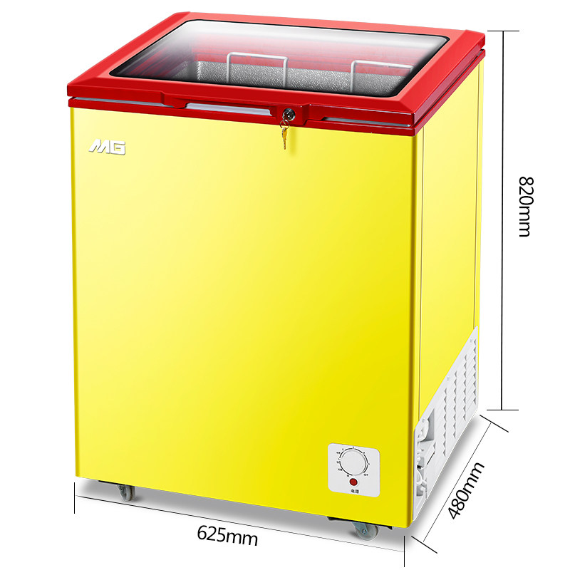 小型家用冰柜商用雪糕冷冻展示柜卧式冷柜迷你冷冻柜雪糕柜冷藏柜