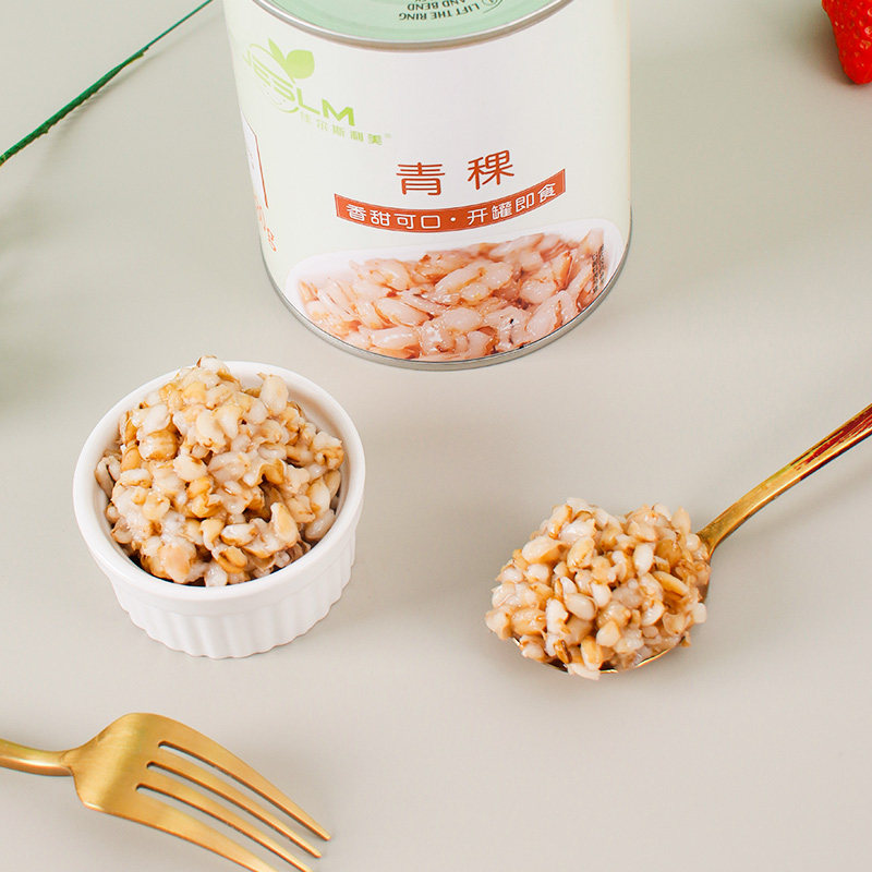 青稞罐头880g奶茶店专用配料开罐即食甜品早餐热饮奶茶原料