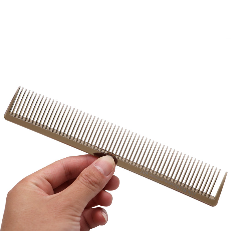 发廊专业理发剪发超薄男发梳子防静电中齿平头梳子