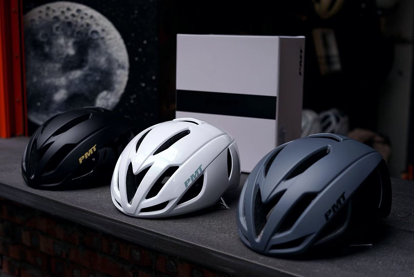 pmt海斯朗斯普骑行头盔公路自行车气动一体成型骑行头盔