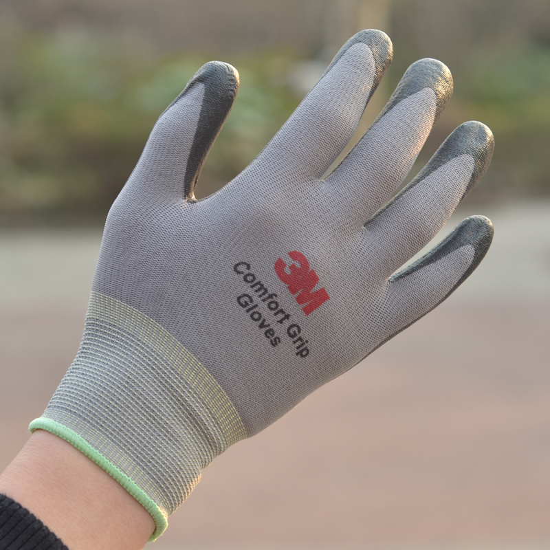 3m 耐磨手套防滑舒适型 男女工业工作劳动垃圾分类劳保手套1双