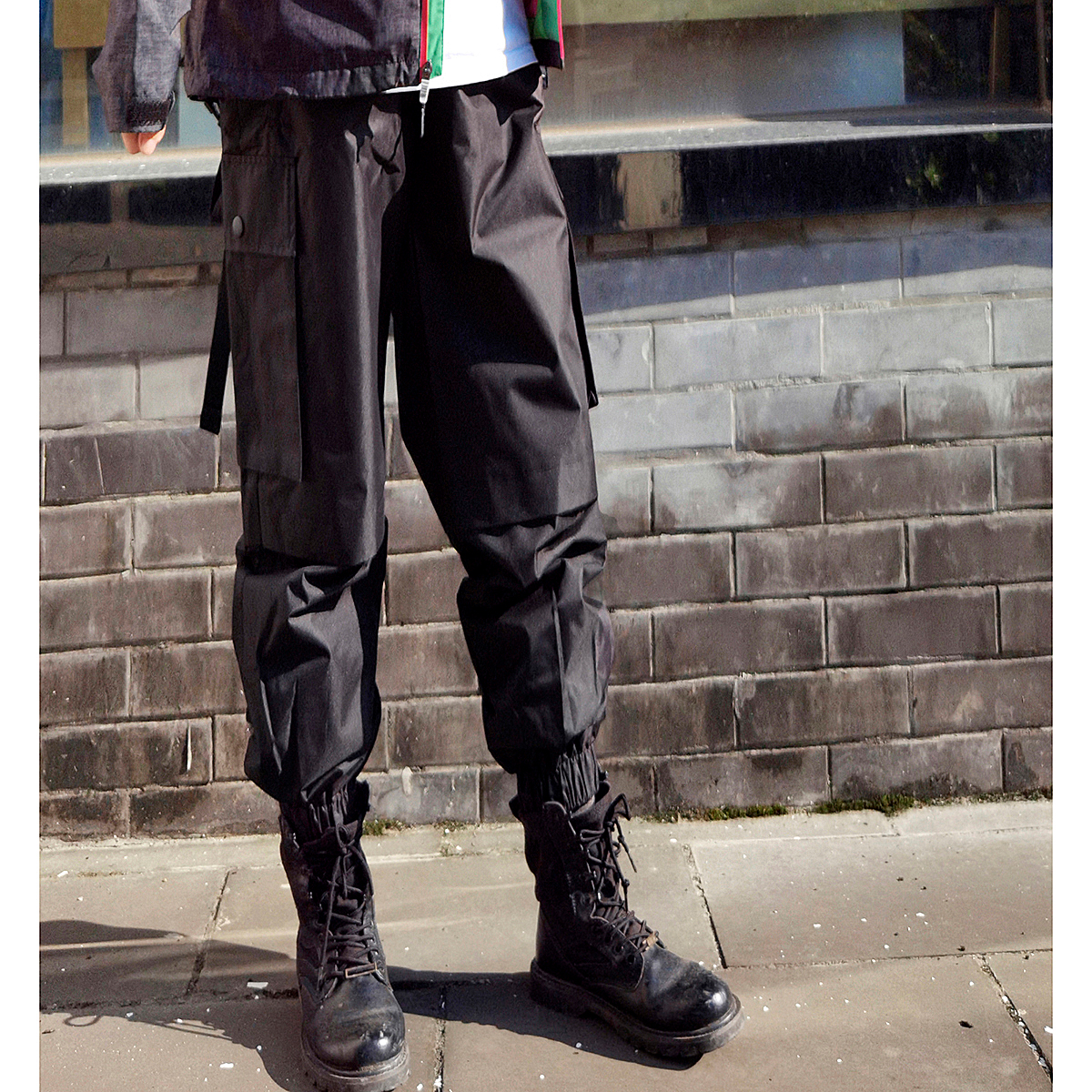 北京森林户外秋冬新品防水透气宽松潮牌哈伦裤冲锋裤登山裤男女