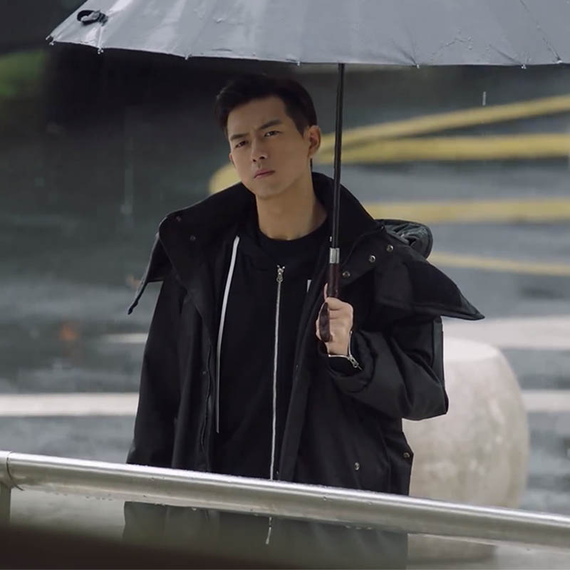 李现韩商言kk战队同款衣服冬季中长风衣棉袄棉衣