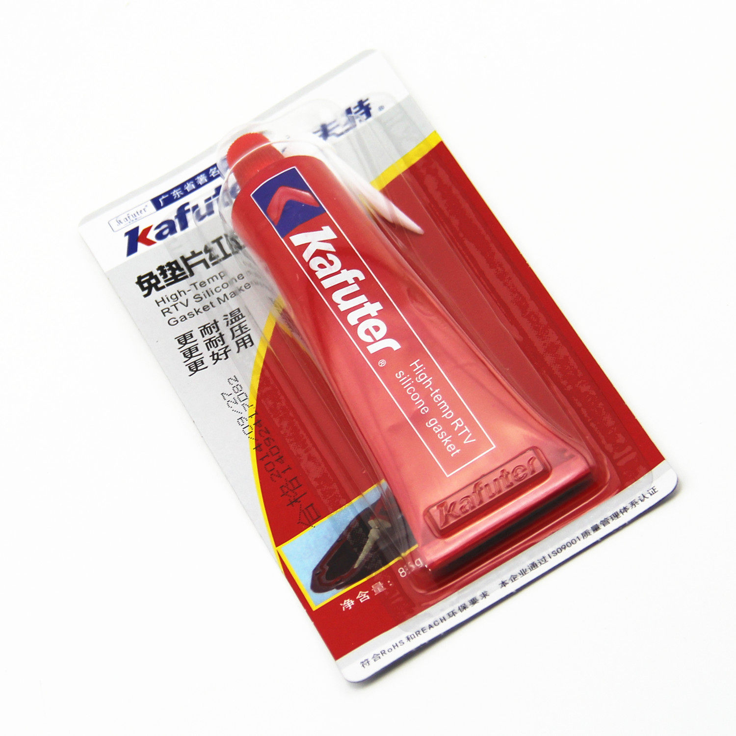 卡夫特红胶耐高温胶银蓝胶汽车摩托密封条垫片密封胶胶水