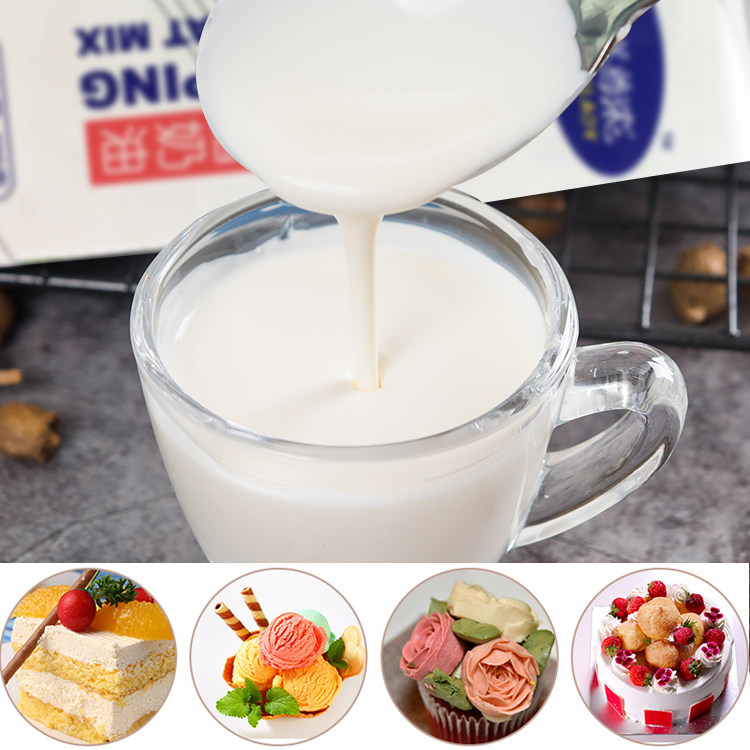 海融美尊浓含乳脂植脂奶油980g12瓶蛋糕裱花奶油