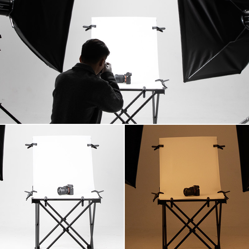 神牛拍摄台摄影棚静物台12m折叠摄影台亚克力板摄影工作台产品淘宝