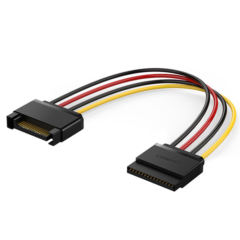 sata电源绿联延长线台式主机电脑硬盘光驱转接连接线