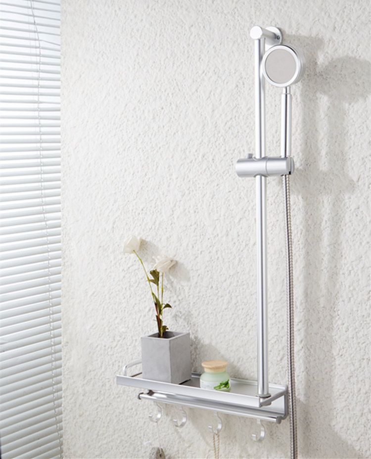 可调调节不绣升降浴室卫生间沐浴花洒支架打孔花洒配件