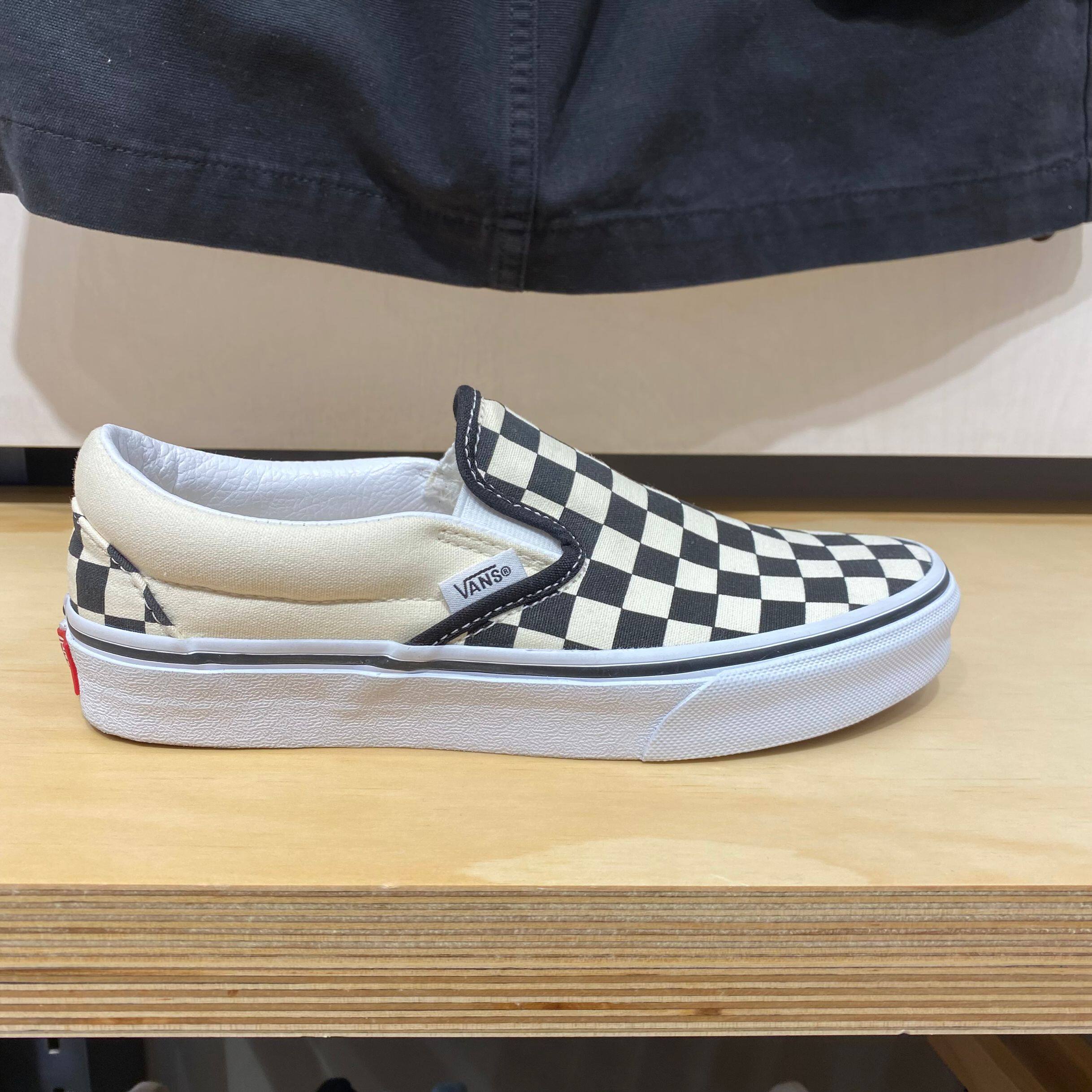 vans范斯经典棋盘格slipon一脚脚蹬男女帆布布鞋板鞋