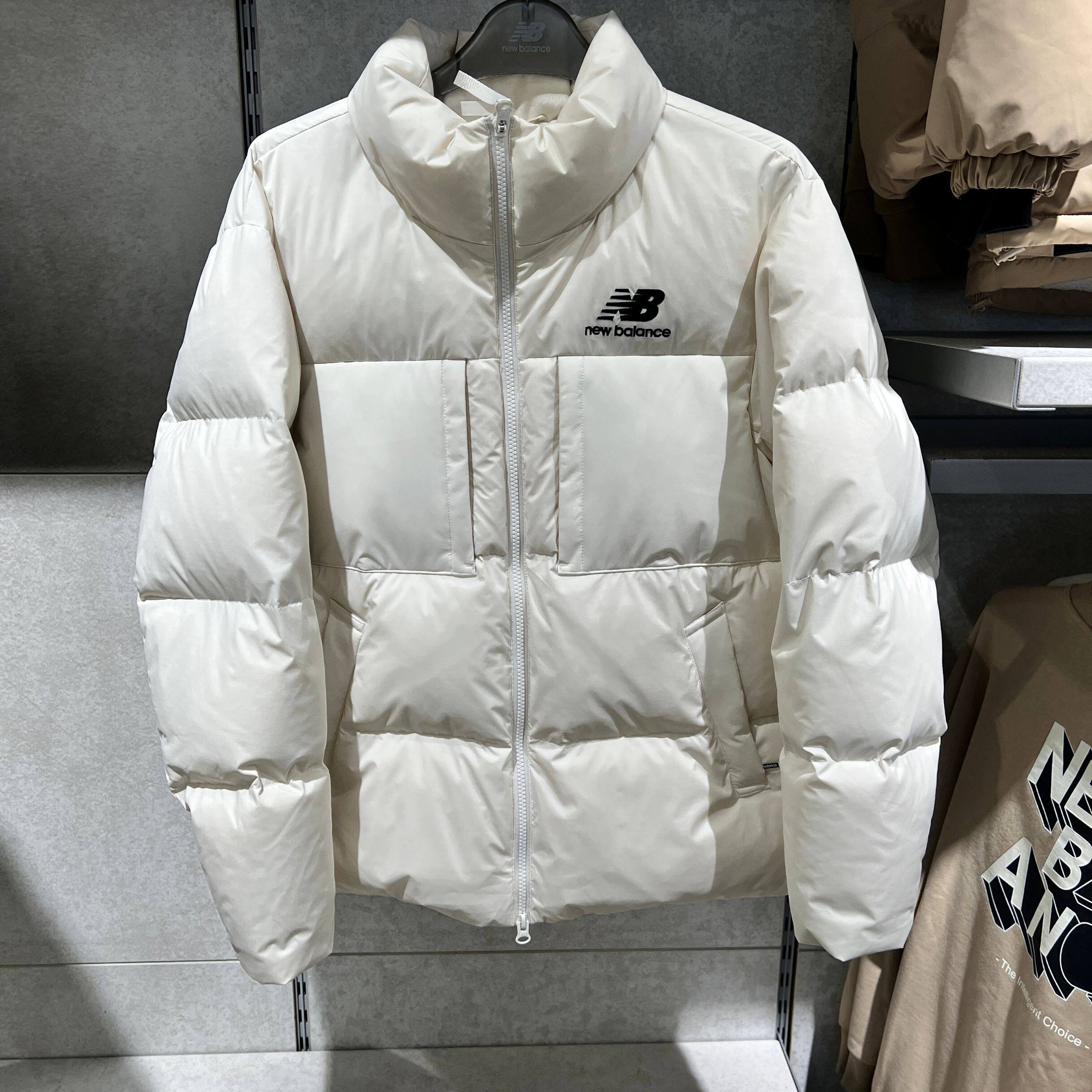 newbalancenb冬季短款立领外套保暖休闲运动羽绒服运动羽绒服