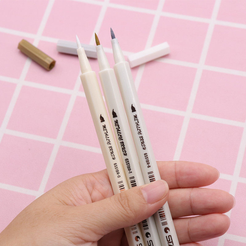 白色粘土眼白金属彩笔水粉高光笔画人偶眼睛手工制作工具