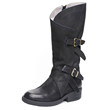 European And American Versatile Belt Buckle Handsome Martin Boots Winter Cotton Shoes Women's Leather Autumn And Winter Middle Tube Boots Thick Middle Heel Women's Boots European And American Versatile Belt Buckle Handsome Martin Boots Winter Cotton Shoes Women's Leather Autumn And Winter Middle Tube Boots Thick Middle Heel Women's Boots