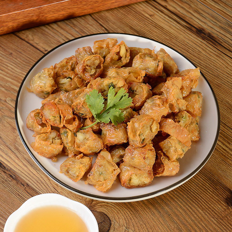 肉卷潮汕五香炸粿马蹄卷章猪肉腐皮商用速冻传统中式糕点