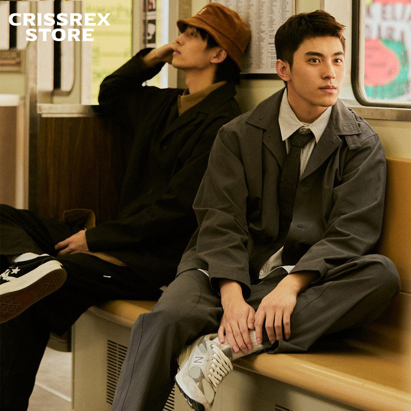 Crissrex Store ZAKASNIO 复古日系潮流宽松通勤休闲百搭西装外套