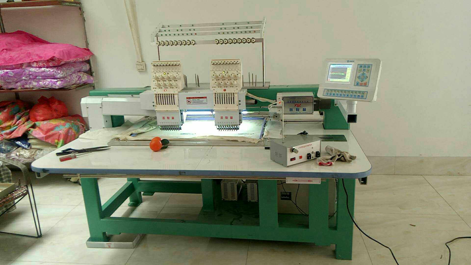 电脑绣花机刺绣机全自动工业商用袜绣双头精品小型缝纫机配件