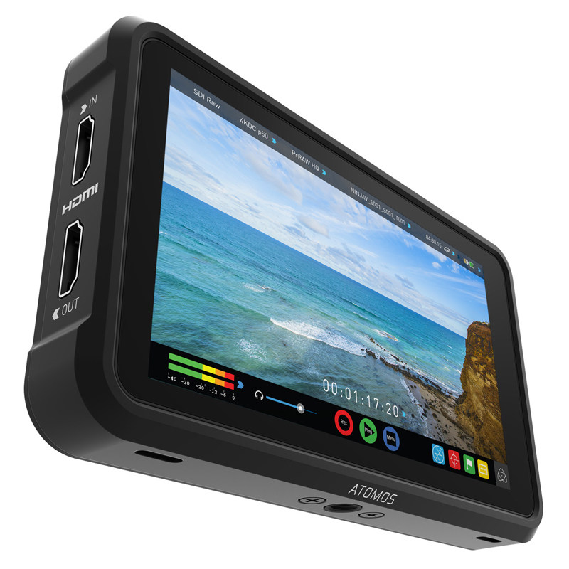 atomos阿童木ninja v高清监视器4k 60p单反相机a7s2/m3 gh5记录仪