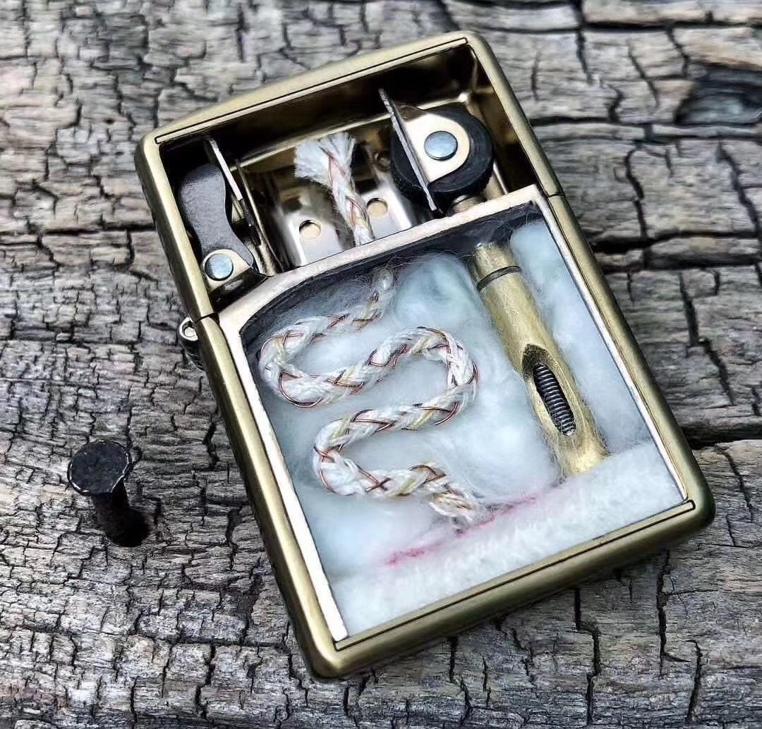 zippo打火机代用进口替换棉花原装脱脂棉火机机内zippo