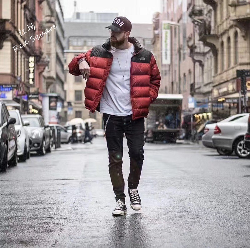 thenorthface1996北面暴力蓝黑1996tnf羽绒服运动羽绒服