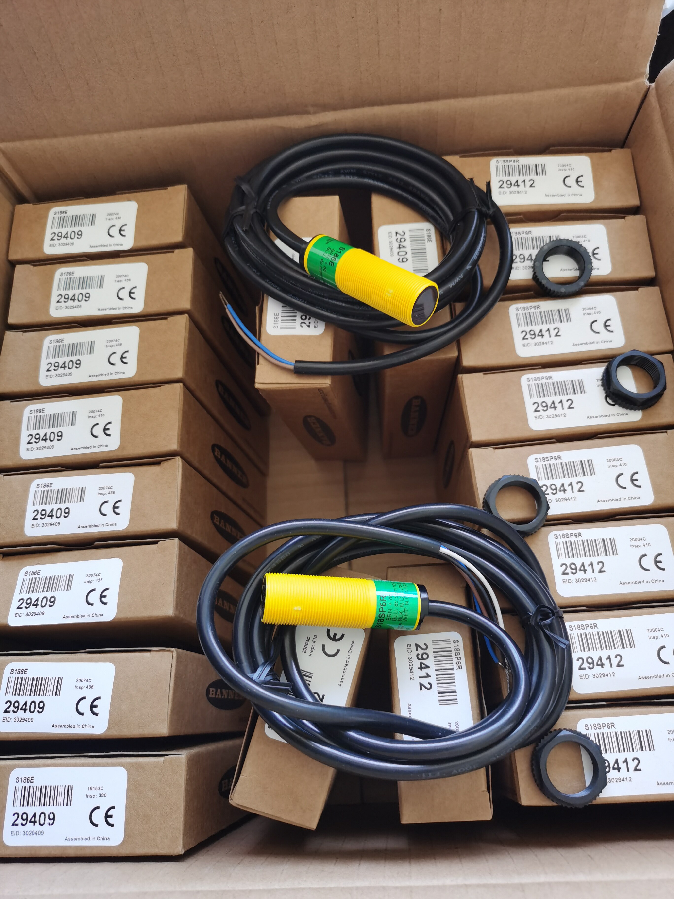 美国邦纳光电开关s18sn6rs18sp6rqs18vn6ds186em18对射传感器传感器