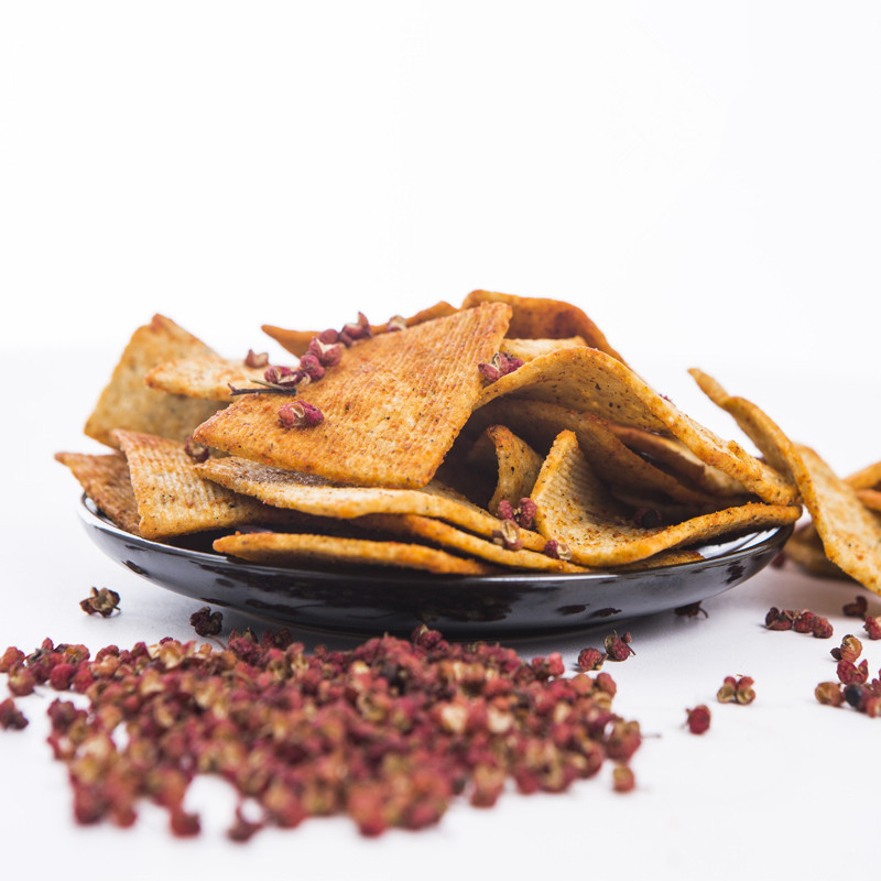 陕西特产韩城润味220g花椒手工锅巴大米网红膨化食品