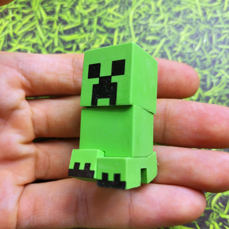 正版散货日本万代我的世界苦力可动玩偶公仔潮玩盲盒