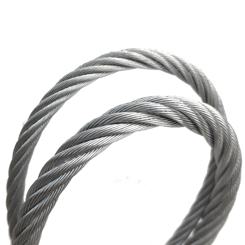 钢丝镀锌钢丝绳不包塑裸大棚葡萄架百香果包胶拉线钢丝绳