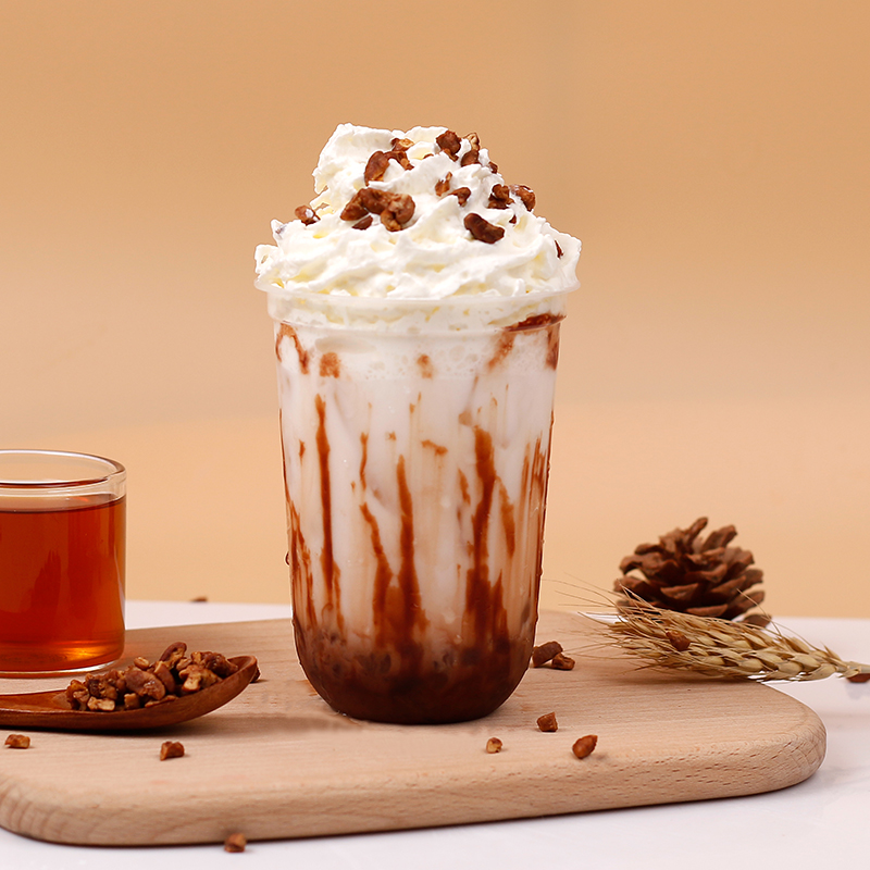 碧根果仁奶茶鲜奶雪顶撒料幽兰拿铁烘焙装饰长寿果