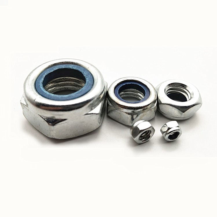 螺母防松防脱镀锌防滑螺帽锁紧m3m4m5m6m8m10m12m20螺母