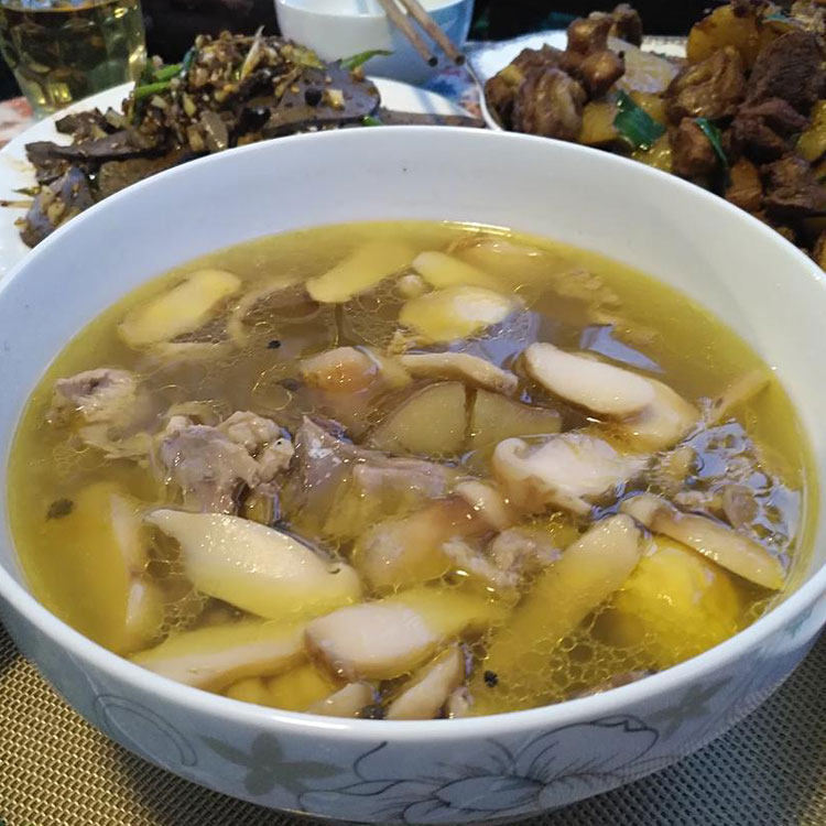 松茸野生干货100g云南香格里拉新鲜干片煲汤食材松茸