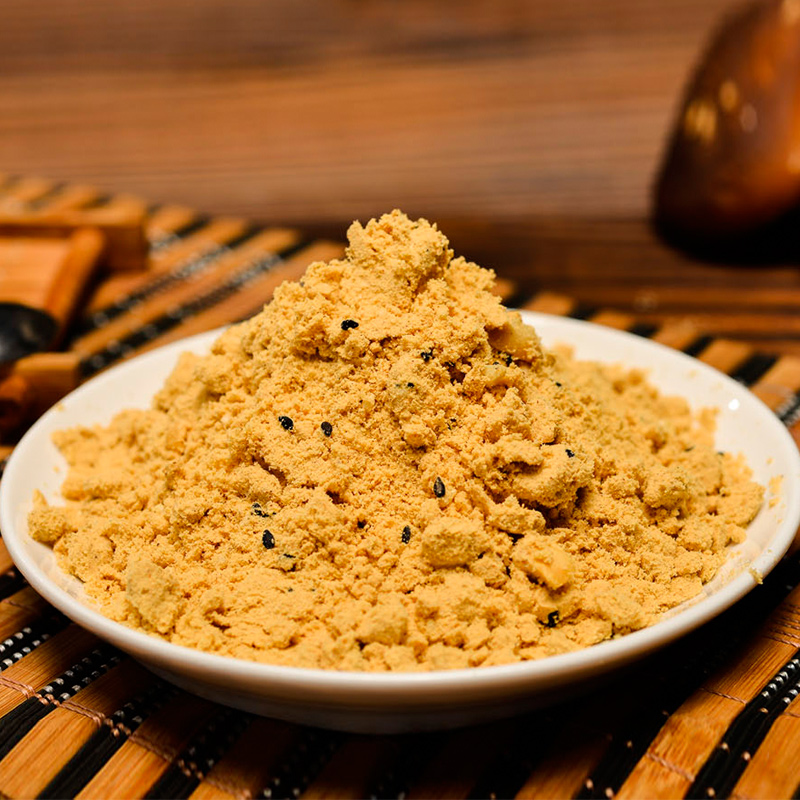 甘肃特产小吃骨髓油茶面咸油炒炒面速食粥即速食粥