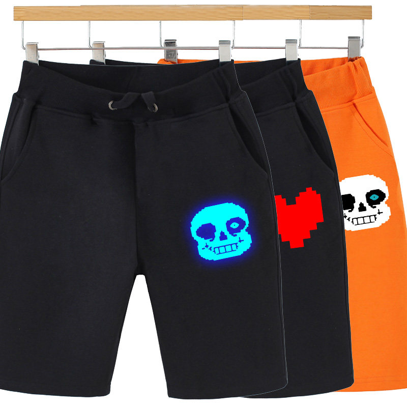 传说之下裤子动漫周边衣服cos卫裤sans游戏五分休闲裤