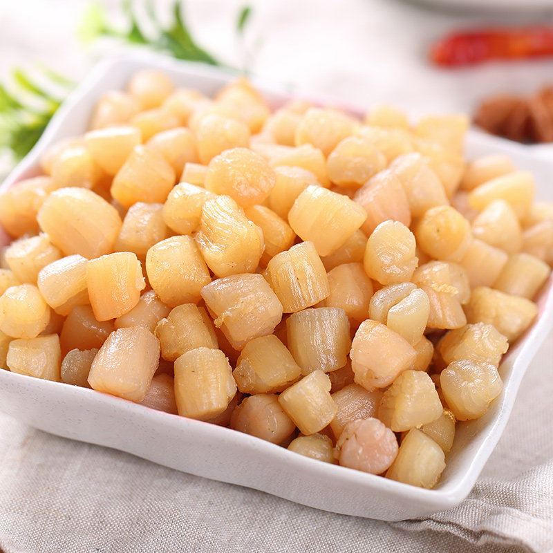 灵山岛自晒无港湾扇贝干贝瑶柱青岛特产干贝