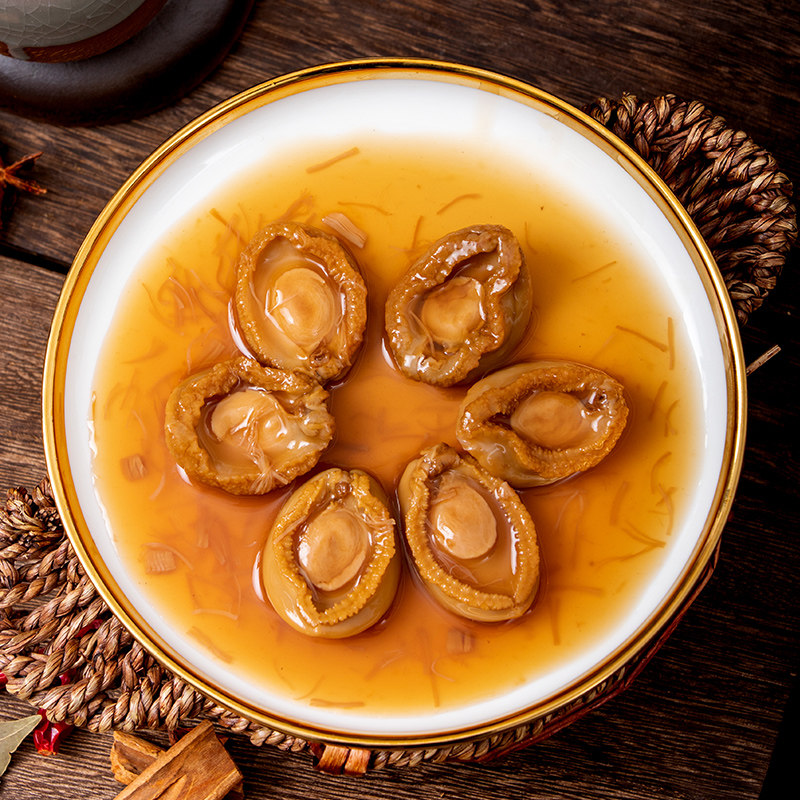 鲍鱼江船长熟食捞饭烧干红烧跳墙福州水产干货鲍鱼