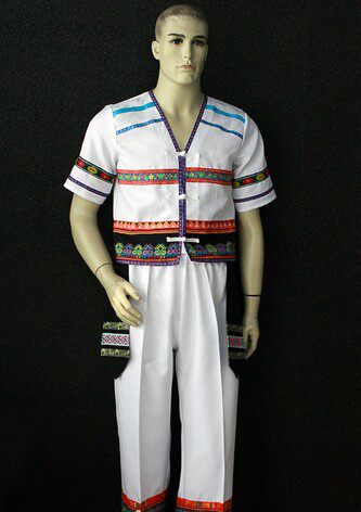 民族服装基诺族量身定做民族舞舞蹈餐厅工作服少数民族民族服装