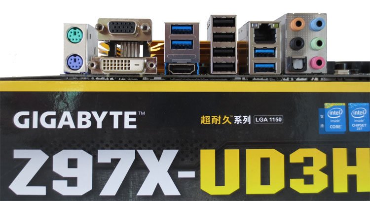 台式机gigabyte技嘉z97xud3h1150针z97主板支持i74790k主板