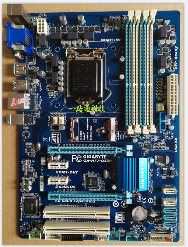 gigabyte技嘉gah77ds3h超频大板d3h支持i73770ke3主板