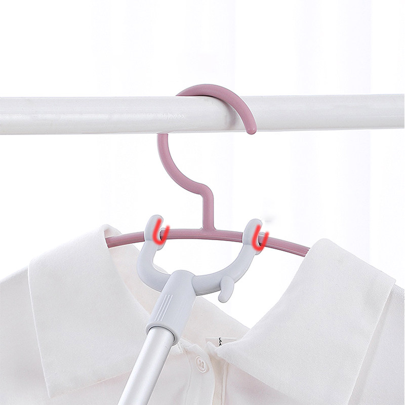 撑衣家用晾衣杆衣叉挑衣收衣架取衣叉子伸缩衣叉