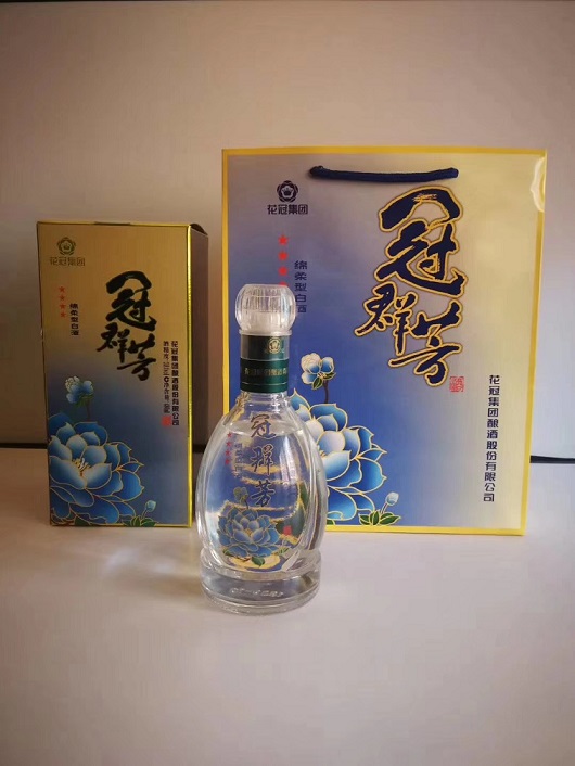 香型之冠花冠480ml整箱浓香厂家38度四星群芳白酒