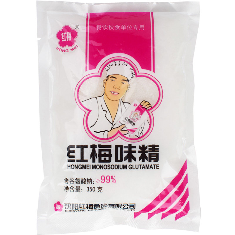 东北沈阳红梅速溶味精350g炒菜凉拌拌菜煲汤鸡精