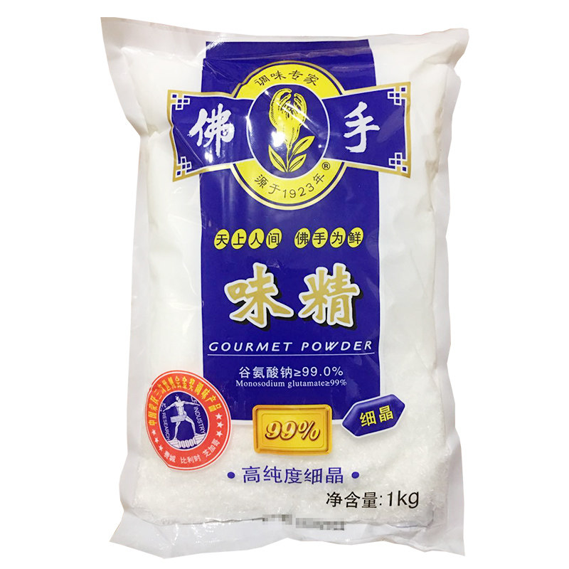 味精佛手1000g细晶大袋用家商用无盐冠生园天厨鸡精